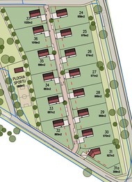 Nové stavební pozemky - Charvatce